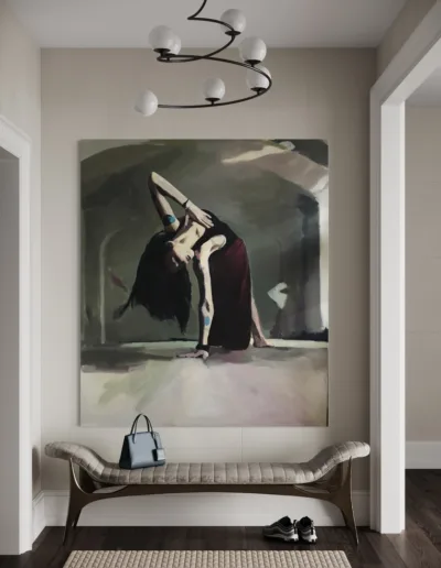 Barbora Hu / akryl na plátně / 150x 130cm / 2022